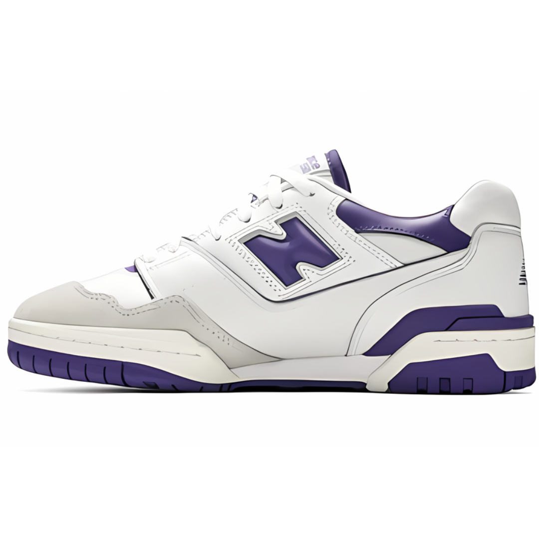 New Balance 550 Purple White