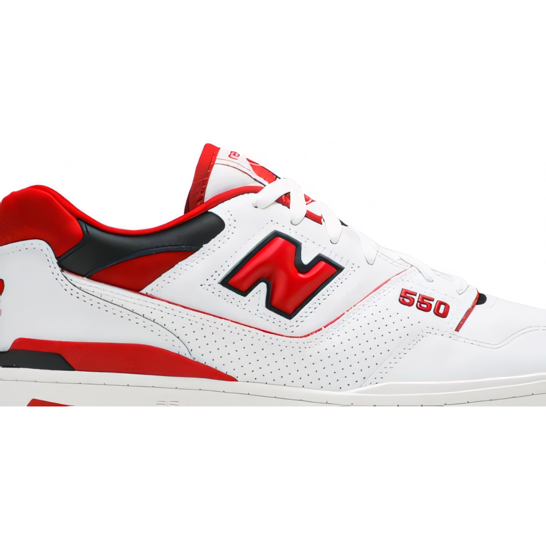 New Balance 550 White Team Red