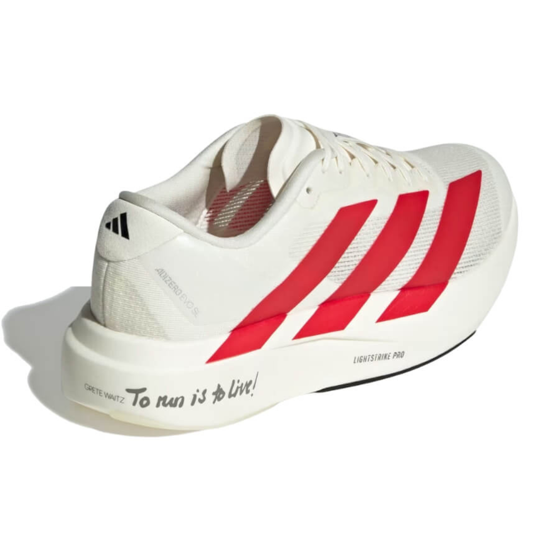 Adidas Adizero Evo SL White Red - JS1182