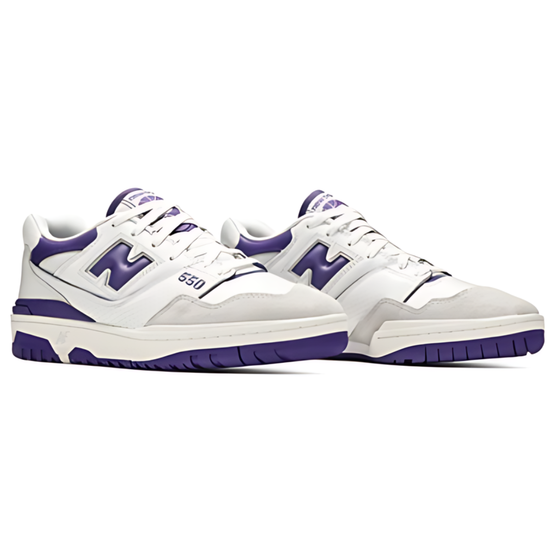 New Balance 550 Purple White
