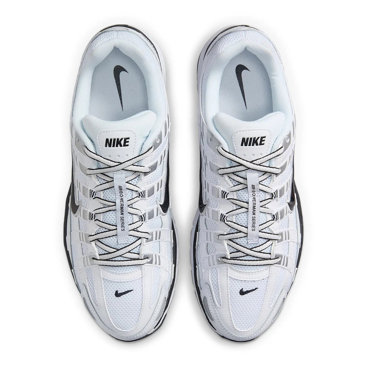 Nike P-6000 'White Black Metallic Silver'